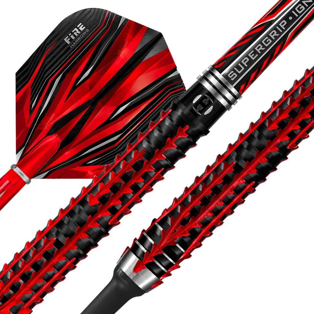 Dart Barrel Harrows Fire Inferno 18g INFERNO 18g Darts 2BA Barrel [Harrows] (FIRE Tungsten90%) 18.0g