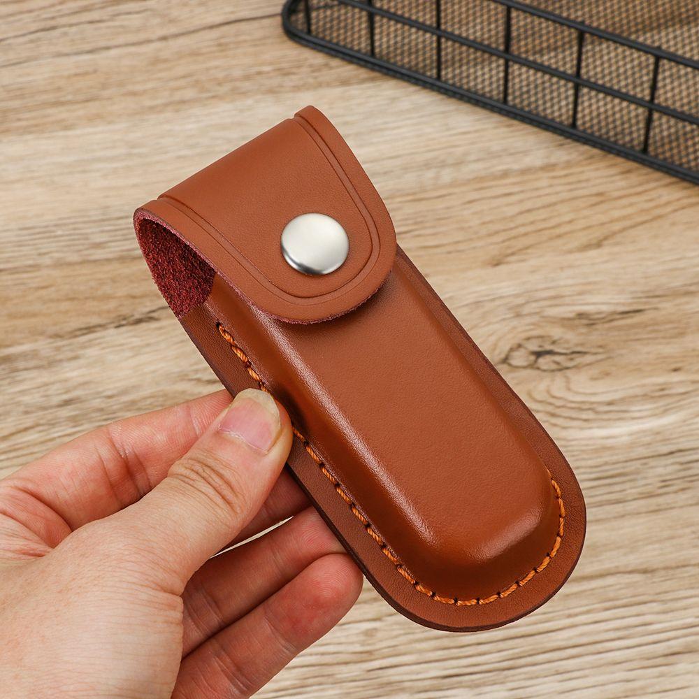 New High Quality PU Leather Fold Knife Scabbard Tool Flashlight Belt Loop Case Holder Sheath Pocket Hunt Camp Outdoor Equipment