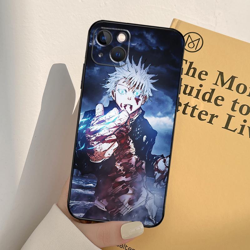 Jujutsu Kaisen Anime Phone Case For iPhone 12 11 13 14 Pro Max X XR XS Max 7 8 Plus SE 2020 12 Mini 13 Mini Cover