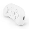 Portable Wireless Bluetooth Game Controller Mini Gamepad Joystick Handle Remote Shutter White