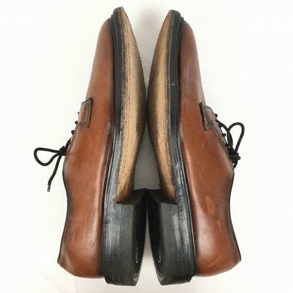 70s-80s USA Vintage Rare BRITISH WALKERS Plain Toe Business Shoes Brown size 9D 26.5-27.0 Men's(USED)