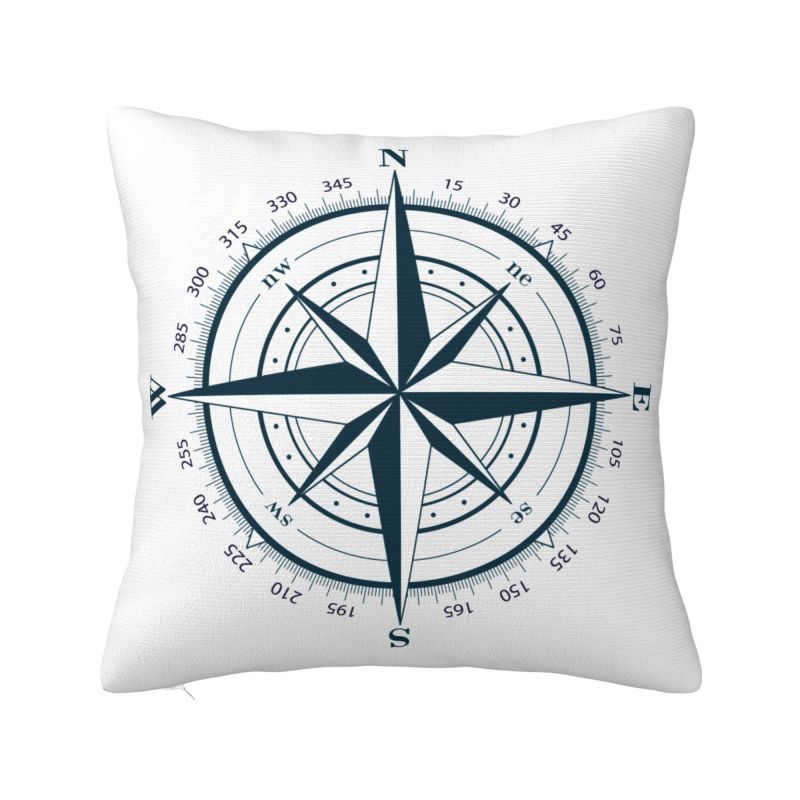 Nordic Style Nautical Captain Anchor Cushion Cover Velvet Sailor Adventure Pillow Case for Sofa Car Square Pillowcase Home Decor