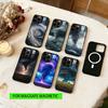 Чехол для телефона с изображением стихийных бедствий для iPhone 17, 16, 15, 14, 13, 12, 11 Plus, Pro, магнитный, для беспроводной зарядки Magsafe