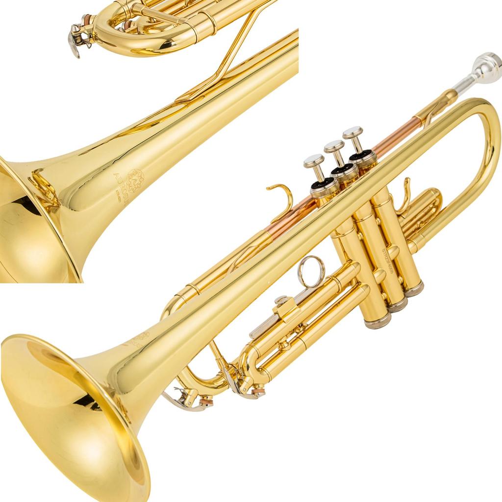 AUROSUS 6331 Bb стандартная мундштучная трубка для трубы фосфористая медь для начинающих или продвинутых студентов чехол тканевые перчатки духовые музыкальные инструменты