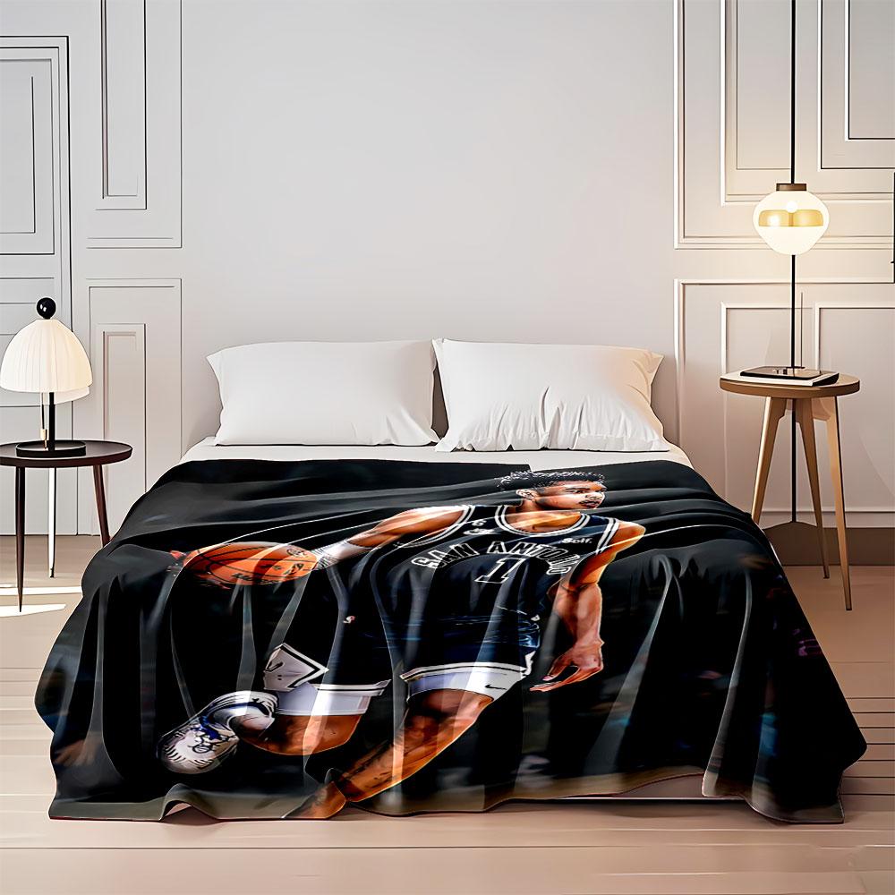 Basketball Player Blanket for all seasons blanket lunch break throw gift