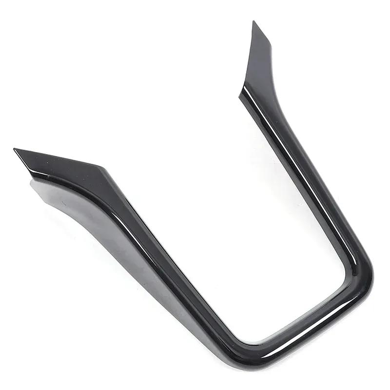 For Porsche Cayenne 2011-2017 ABS Carbon Fiber Car Center Control Decorative Frame Sticker Car Interior Accessories 1Pcs