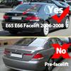 2PCS LED Car License Number Plate Light For BMW 7 Series E65 E66 2006-2008 facelift only Lamp White Bulbs License Plate Lights