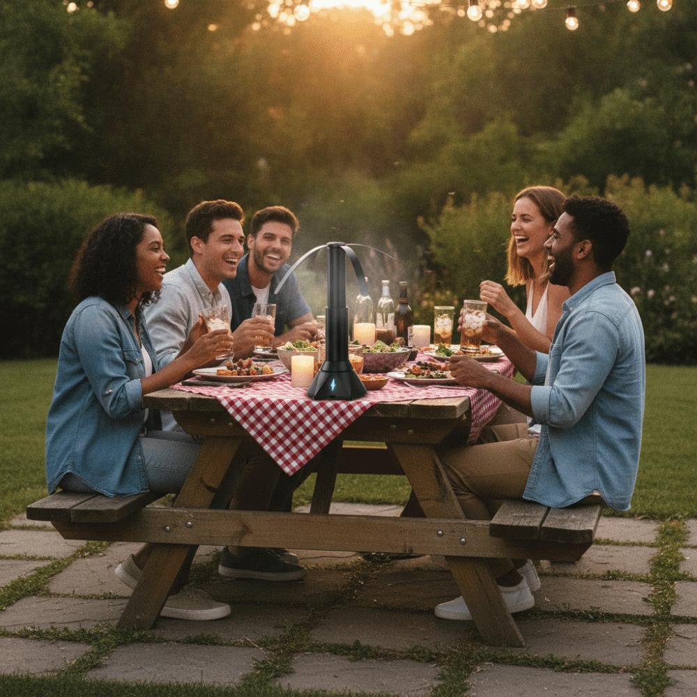 Multi-Functional Insect Repellent Fan Can Drive Flies Fly Fans for Food Fly Repellent Fan Outdoor