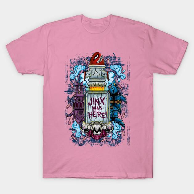 Женская футболка Jinx The Loose Cannon с принтом Харадзюку, кавайная футболка, летняя футболка с коротким рукавом, женская футболка, топ