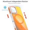 For iPhone 17 Magnetic Case TPU Acrylic Phone Back Cover with Lens Film and Kickstand