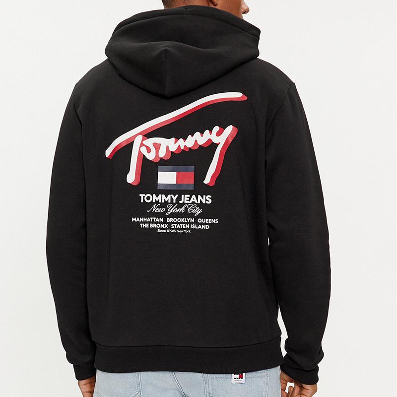 Tommy Jeans Men' Sweatshirt Black Dm0Dm18647-Bds