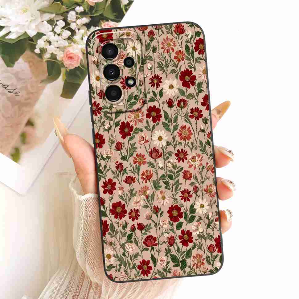 6.5" Casing For Samsung A 53 A53 5G Luxury Pattern Soft Silicone ShockProof Phone Cases Samsung Galaxy A53 5G casing