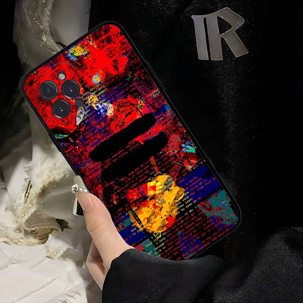 Чехол для телефона E-Ed Sheeran для iPhone 17 16 15 14 13 12 11 Pro Max Plus Черный Корпус Чехол