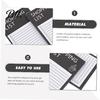 Daily To-do List Notepad Magnetic Refrigerator Checklist Notepad, Tear-off Routine Planner, To-Do Home Organization Tool Planning Memo Pad for
