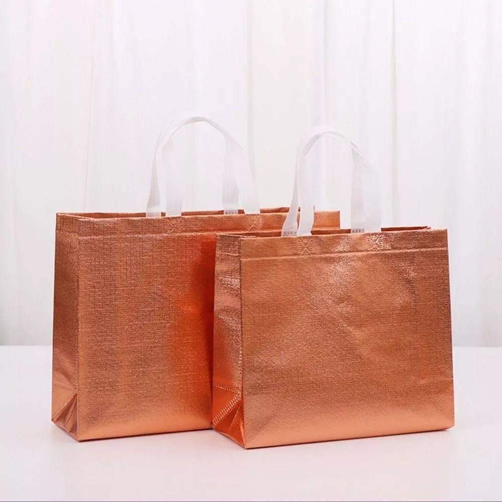 Non-woven Fabric Gift Packing Bag Solid Color Handbag New Shoe Bag