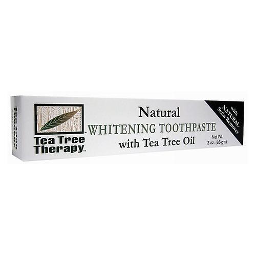 Tea Tree Therapy Natural Whitening Toothpaste, 3 OZ EA (Pack of 4)