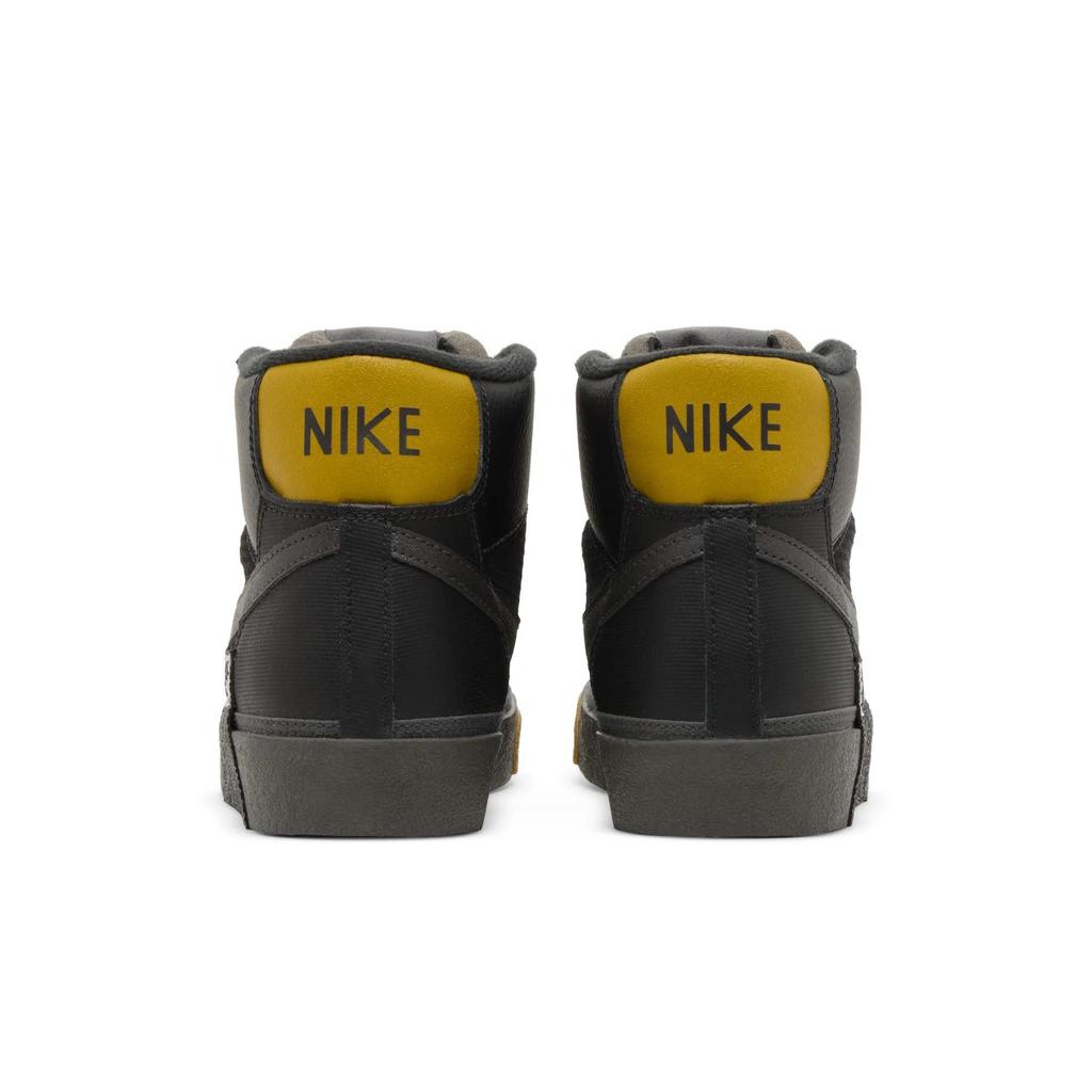 Nike Blazer Mid Pro Club 'Remastered - Black Bronzine' (Unisex) Black / Medium Ash / Bronzine / Blue Tint Skate Shoes FB8891 001