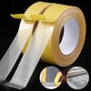 3PCS 5M High Viscosity Tapes Double Sided Cloth Base Grid Tapes Waterproof Traceless Carpet Adhesive Fiber Tape Strong Sticky Strips