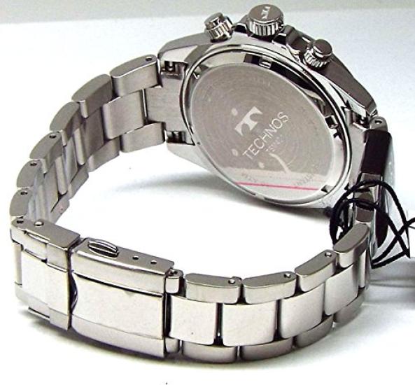 TECHNOS Watch Chronograph Black Dial Tool Bracelet Set Men's TSM401SB-SET [Товар]