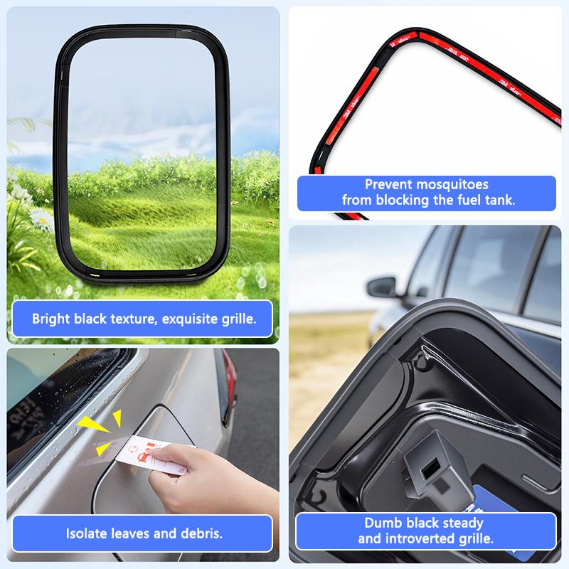 QHCP Car Fuel Tank Cover Sealing Strip Soft Rubber Fuel Tank Cover Ring Seal Strip Dustproof For Toyota RAV4 2026-2031 Accessory