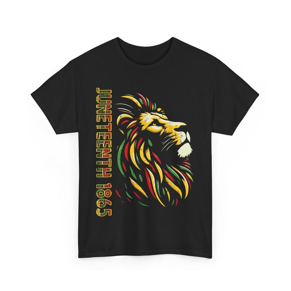 Juneteenth 1865 Shirt, Juneteenth Lion Black African Women Men T-Shirt