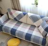 Хлопковые и льняные чехлы для диванов для гостиной, клетчатый полосатый диван, полотенце, чехол для дивана, современный минималистичный угловой чехол для сиденья