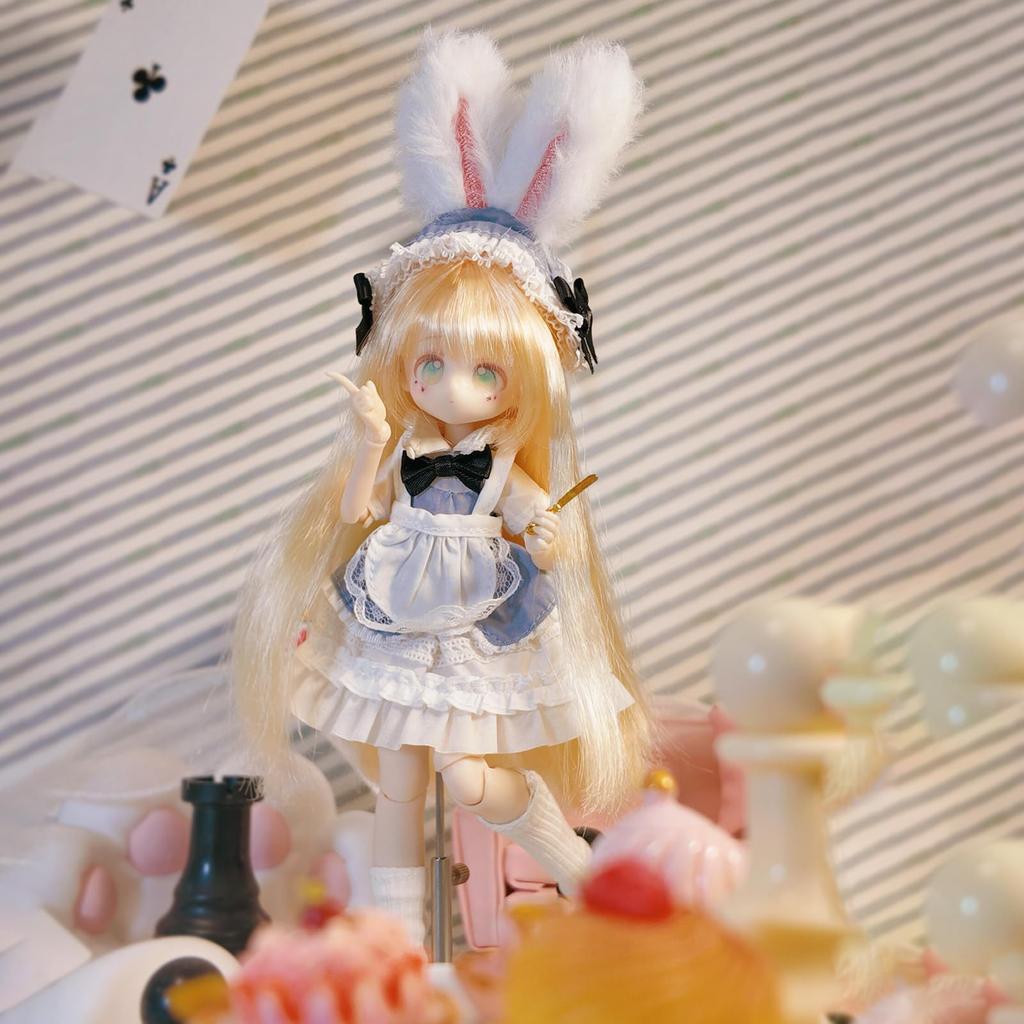 MJD Кукла Масштаб Подвижный Аниме Для Возраста 15 и Сделан из ПВХ Включает Коллекционный Чайная Церемония Морковь 1/8 Фигурка, 20 см, Вверх, и АБС, Костюм, Фигурка,