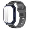 Чехол + Ремешок 2 в 1 Силиконовый ремешок + Защита экрана из ТПУ для Redmi Watch 5 Active/5 Lite Полное покрытие экрана Оболочка из ТПУ и Дышащий