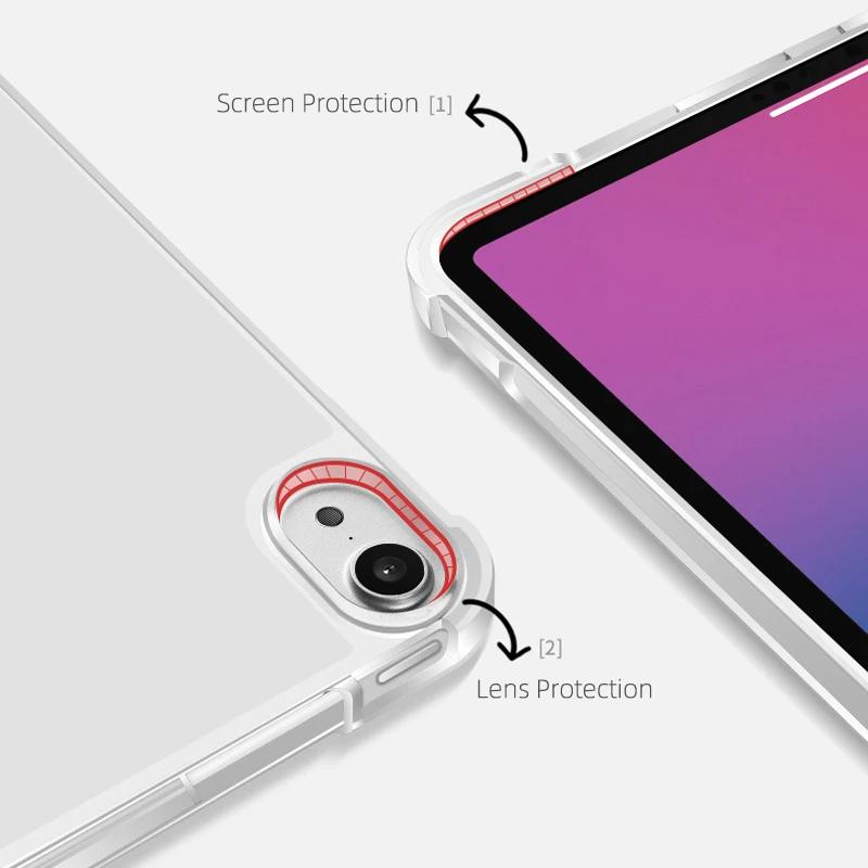 Умный чехол для планшета Tab M11 TB330F P11 Xiaoxin Pad 11 TB-336FC P11 Pro TB-J706 J716 с держателем для стилуса