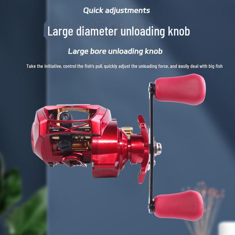 Черная металлическая взрывозащищенная катушка-капля для рыбалки для дальнего заброса