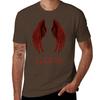 Lucifer red T-Shirt summer tops oversizeds boys animal print heavyweight t shirts for