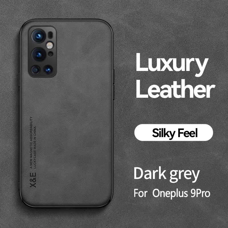 For Oneplus 8 9 7 Pro Case Leather Texture Car Magnetic Stand Holder Phone Case For One Plus 9RT 7T 8T Nord 9 Pro RT Back Cover