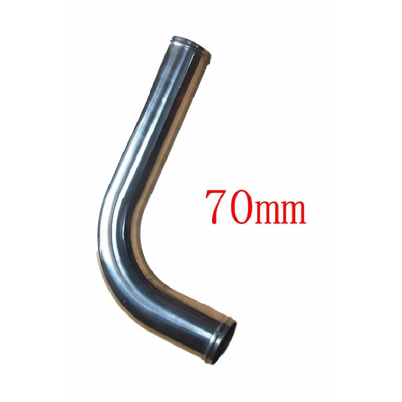 Universal L Type Aluminum Tube 63/70mm L type 2/2.5inch Cold Air Intake Pipe for Racing Car Turbo High Flow 0/45/90/180 Degrees