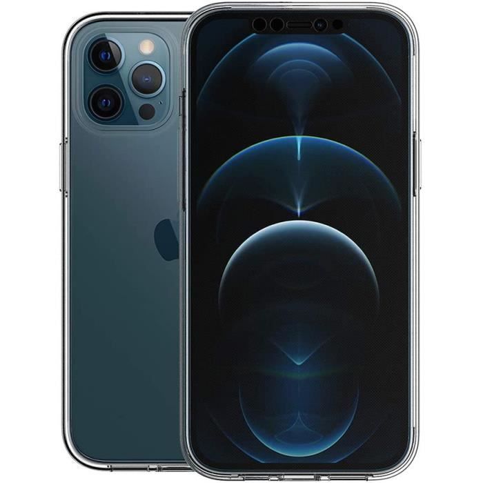 Coque pour iPhone 13 PRO MAX (6,7") - Housse Etui 360 Intégrale Transparent 2 Parties Avant Arrière Emboitable Phonillico®