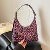 Retro Armpit Bag Women's Summer New Fashion Leopard Print Large-capacity Shoulder Bag Commuter Women's Bag