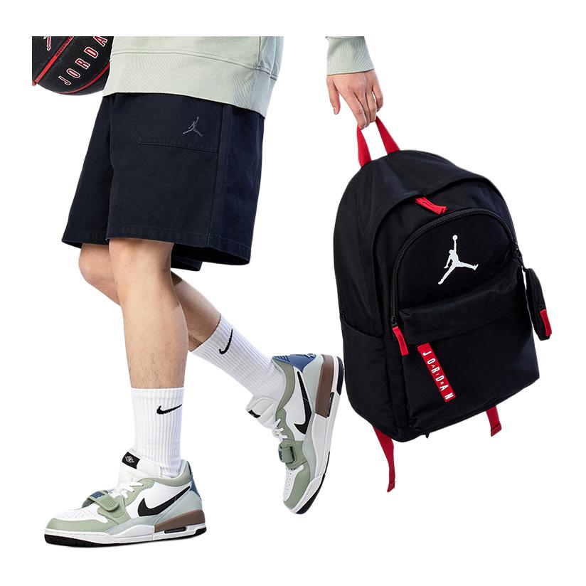 New Jordan Polyester Backpack Unisex Black JD2513167GS-001