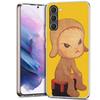 Милый чехол для телефона с рисунками Ёситомо Нары для Samsung A54 A14 A24 A34 A17 A37 A57 A55 A35 A25 A15 A13 A23 A33 A53 A07 A05S A04S A03 A73