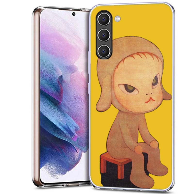 Милый чехол для телефона с рисунками Ёситомо Нары для Samsung A54 A14 A24 A34 A17 A37 A57 A55 A35 A25 A15 A13 A23 A33 A53 A07 A05S A04S A03 A73