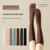 Women's Split Toe Over Knee Slimming Socks - Spring Autumn Cotton Two Toe Long Socks