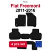 Basic Velour Car Mats For: Fiat Freemont 7-Seater (2011-2016)