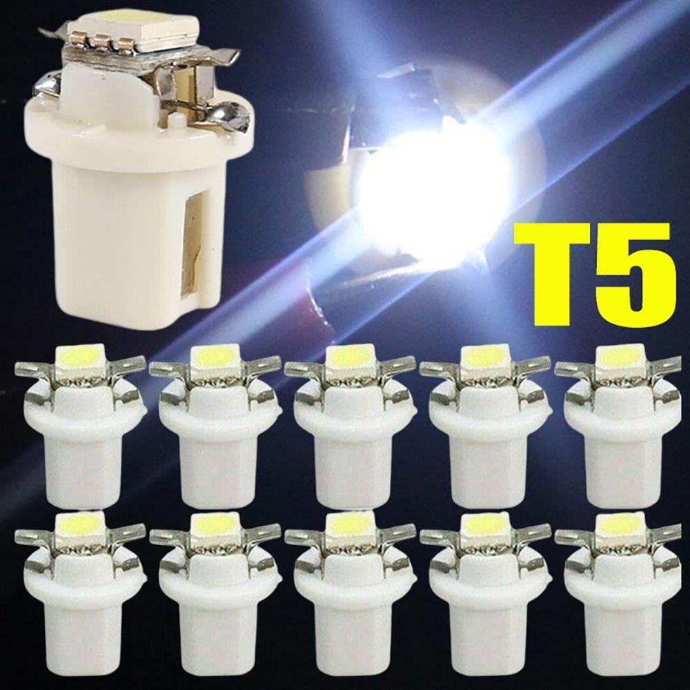 10pcs B8.5D Car Dashboard Bulb 5050SMD Auto Instrument Lamp Warning Indicator  Automotive