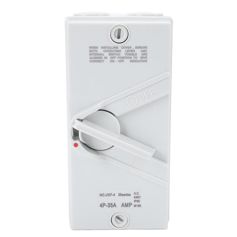 UKF Weather-Resistant Outdoor Waterproof Isolation Switch UKF3-20