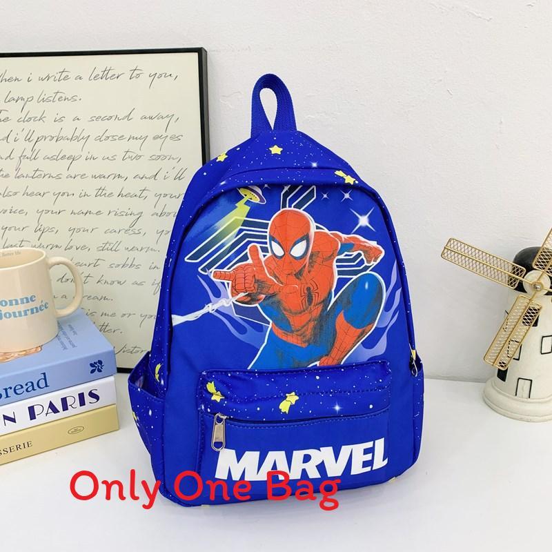 Prints Astronaut Letters Kids Cartoon Backpack Breathable School Bag