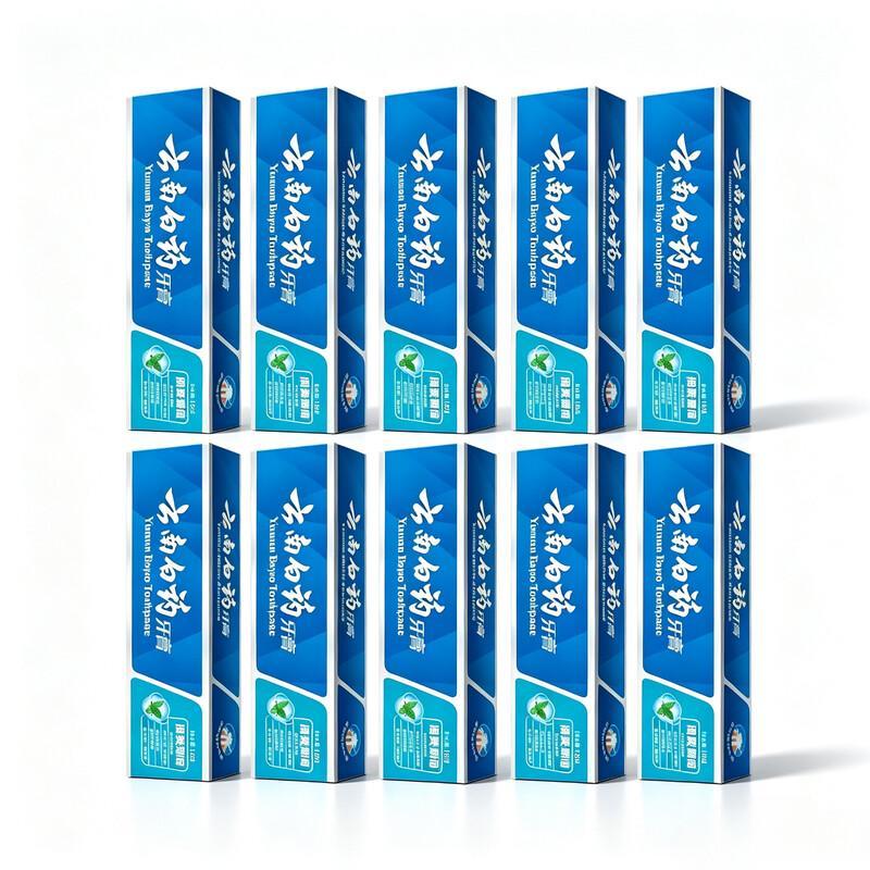 Зубная паста Yunnan Baiyao Освежающая мята 125г (10-Pack)