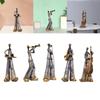 Resin Sculpture Music Character Model Birthday Gift Musician Statue Figurine for Club Living Room Nightstands Bookshelf Home