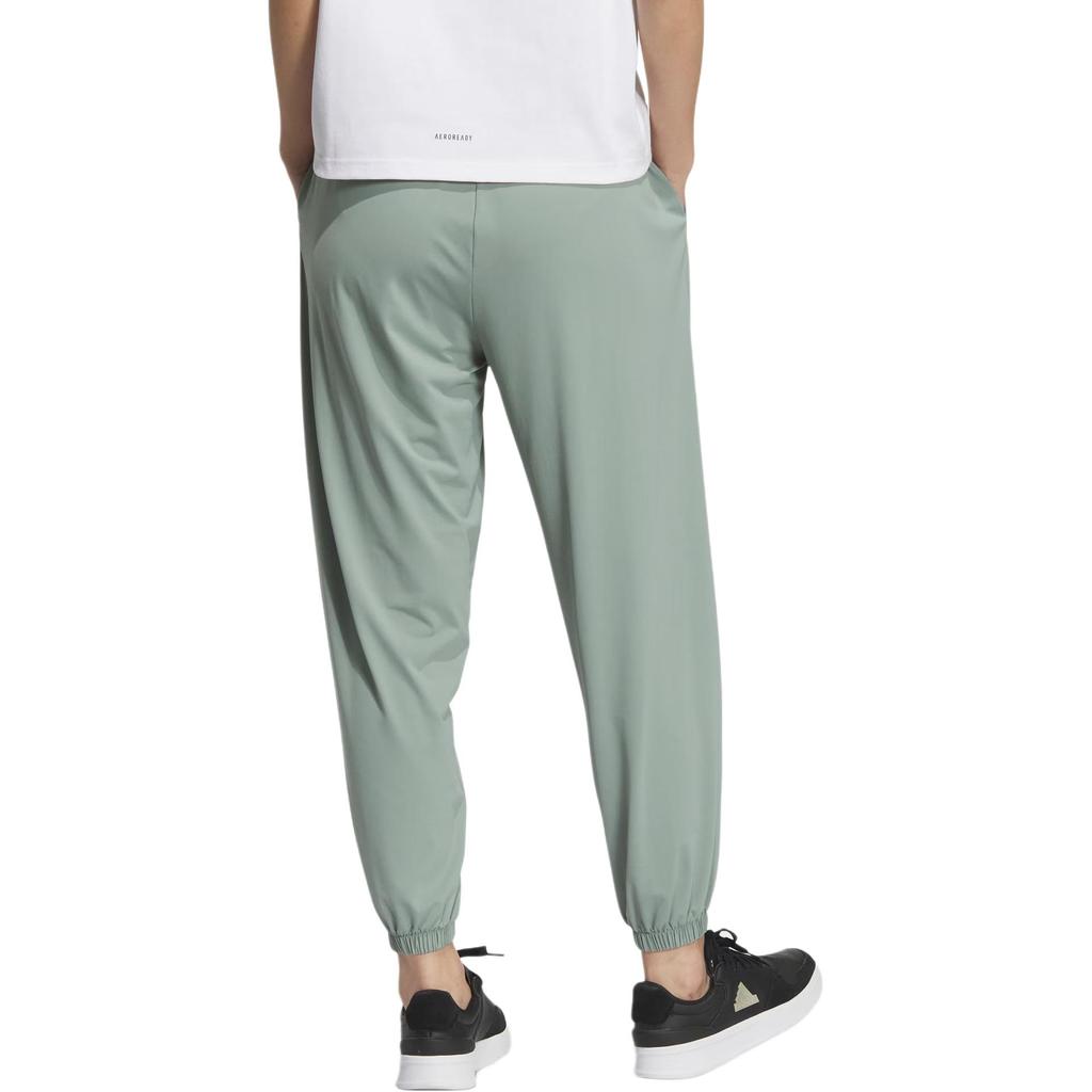 adidas Трикотажные брюки UPF Cool Sensation Sun Protection UPF50+ Quick-Dry Tapered Casual Pants Женские брюки Серебристо-серый зеленый JJ1340