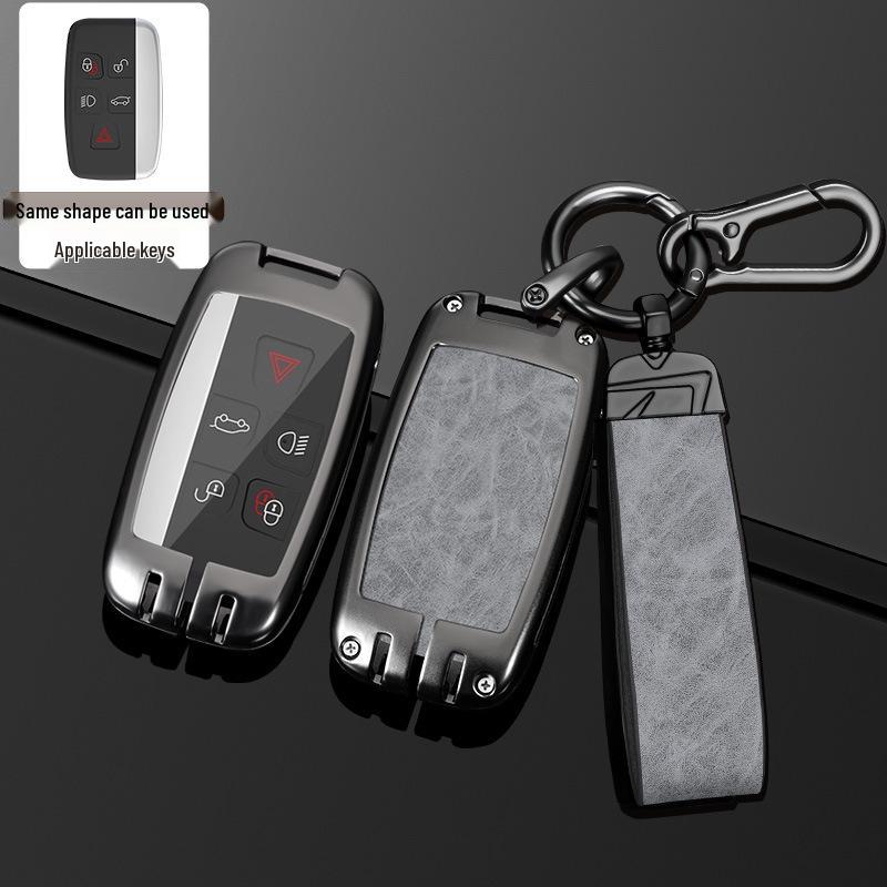 Чехол для ключа Land Rover для Range Rover, Defender, Velar, Evoque, Discovery 4, Freelander и Discovery 5 - Металлический чехол для ключа автомобиля.