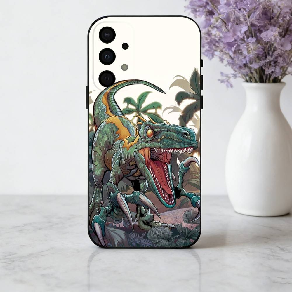 Крутая D-Динозавр Арт Чехол Для Телефона Samsung Galaxy A73,A72,A71,A70,A53,A52,A51,Мягкий Черный Силиконовый Чехол