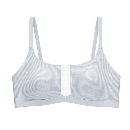 Comfortable seamless underwear, side-gathered women's big breasts show small summer ultra-thin models without steel rings, anti-sagging bra cover
