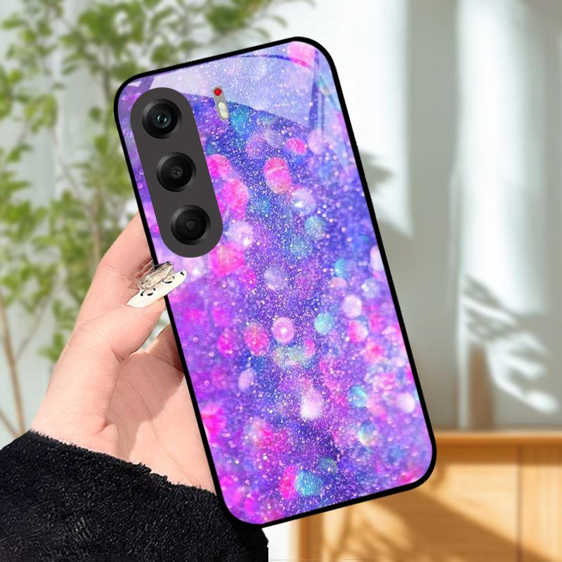 Закаленное Стекло Чехол Для Tecno Camon 40 4G Чехол Задняя Крышка Для Tecno Camon40 CM5 Fundas Полная Защита Жесткий ПК Чехол Для Телефона Бампер